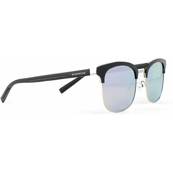 Jet Black Aluminum Square Sunglasses - Designer - Picture 2 of 4